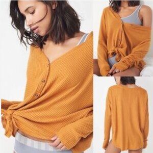 Urban Outfitters knit button-front top